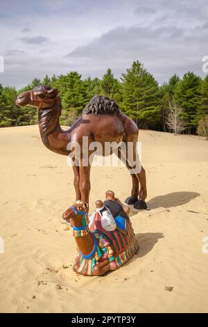 Deserto del Maine, attrazione turistica a Freeport, Maine Foto Stock