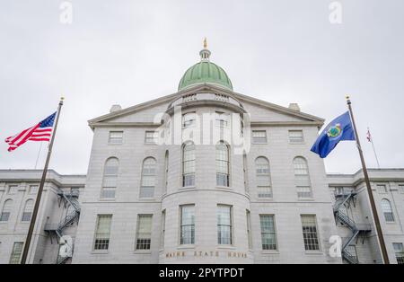 Maine state House ad Augusta, Maine Foto Stock