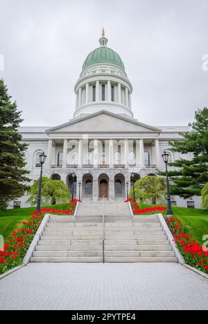 Maine state House ad Augusta, Maine Foto Stock