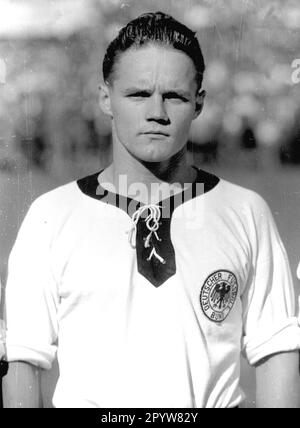 Svizzera - Germania 0:4 / 04.10.1959 a Berna / Albert Brülls (FRG) [traduzione automatica] Foto Stock