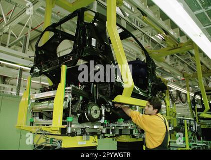 FRA , FRANCIA : produzione di SMART in Hambach a MCC AG , filiale di Daimler-Benz AG , ottobre 1998 [traduzione automatica] Foto Stock