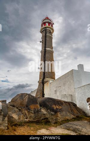 Faro a Cabo Polonio, Uruguay Foto Stock