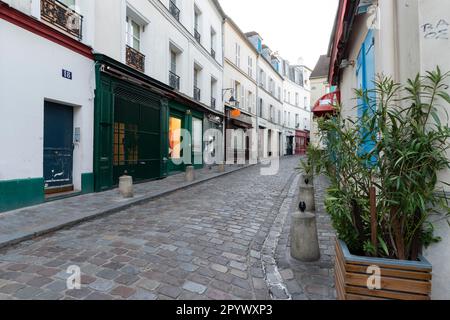 Ristorante, Montmartre, Parigi, regione Ile-de-France, Francia Foto Stock