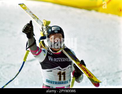 SKI ALPIN STAGIONE 96/97 Campionati del mondo 1997 Sestriere 03-15.02.1997 Fritz STROBL (AUT) PHOTO: WEREK Press Picture Agency xxNOxMODELxRELEASExx [traduzione automatica]- AUSTRIA OUT Foto Stock