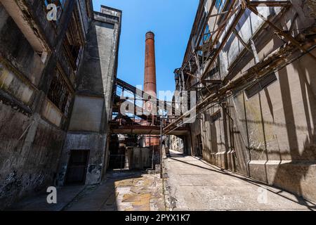 Vecchio macello, sito UNESCO, Fray Bentos Industrial Landscape, Uruguay Foto Stock