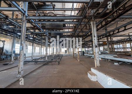 Vecchio macello, sito UNESCO, Fray Bentos Industrial Landscape, Uruguay Foto Stock