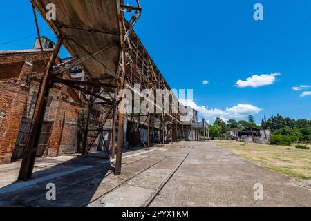 Vecchio macello, sito UNESCO, Fray Bentos Industrial Landscape, Uruguay Foto Stock