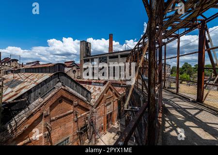 Vecchio macello, sito UNESCO, Fray Bentos Industrial Landscape, Uruguay Foto Stock