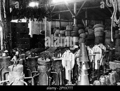 Ammira un campo di truppe tedesche nell'area di sosta su questo lato della linea di demarcazione tedesco-russa in Polonia. Foto: Knobloch [traduzione automatica] Foto Stock