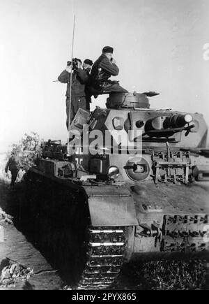Panzer IV con Divisione Großdeutschland nella parte meridionale del fronte Orientale. Foto: Kempe [traduzione automatica] Foto Stock
