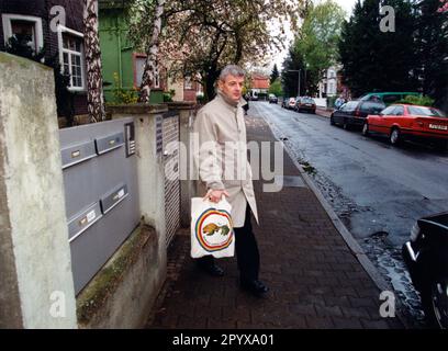 Joschka Fischer, politico, Germania, Buendnis 90 / Die Gruenen, privato Foto Stock