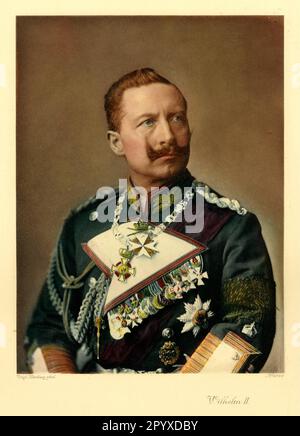 Guglielmo II, imperatore tedesco e re di Prussia (1859-1941). Fotografia di Elisabeth Voigt (1898-1977). Foto: Heliogravure, Corpus Imaginum, Hanfstaengl Collection. [traduzione automatica] Foto Stock