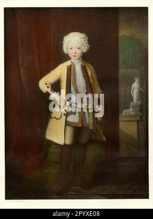 Federico il Grande (1712-1786), re di Prussia, dipinto di Weidemann. Foto: Heliogravure, Corpus Imaginum, Hanfstaengl Collection. [traduzione automatica] Foto Stock
