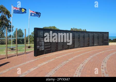 Memoriale di hmas sydney II a geraldton (australia) Foto Stock