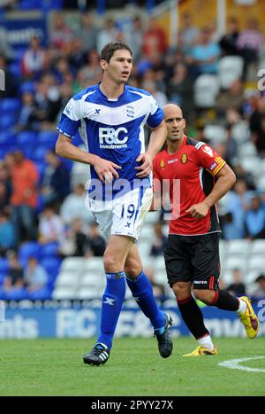 Calcio - Pre-stagione amichevole - Birmingham City / Real Mallorca. Giocatore della città di Birmingham Nikola Zigic 07/08/2010 Foto Stock