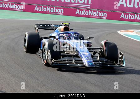 Miami, Stato di Vereinigte. 05th maggio, 2023. 5th maggio 2023, Miami International Autodrome, Miami, FORMULA 1 CRYPTO.COM MIAMI GRAND PRIX, nella foto Logan Sargeant (USA), Williams Racing Credit: dpa/Alamy Live News Foto Stock