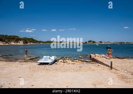 Racó de s'Estalella, s Estanyol de Migjorn, Llucmajor, Maiorca, Spagna. Foto Stock