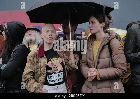 Londra/Regno Unito 06 aprile 2023. L'incoronazione di Carlo III e di sua moglie, Camilla, come re e regina del Regno Unito e dell'altro Commonwealth ebbe luogo nell'abbazia di Westminster. Aubrey Fagon/Alamy Live News. Foto Stock