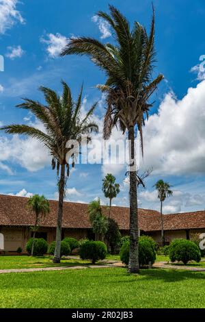 Inner Yard, missione di San Javier, Missioni gesuite di Chiquitos, Bolivia, sito dell'UNESCO Foto Stock