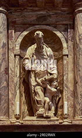 Impressionante interno del Duomo di Firenze, Italia Foto Stock