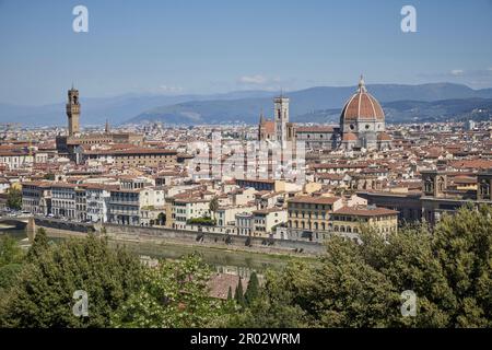 Cattedrale di Santa Maria del Fiore a Firenze, Firenze, Toscana, Italia, Europa. 2023 Foto Stock