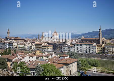 Cattedrale di Santa Maria del Fiore a Firenze, Firenze, Toscana, Italia, Europa. 2023 Foto Stock