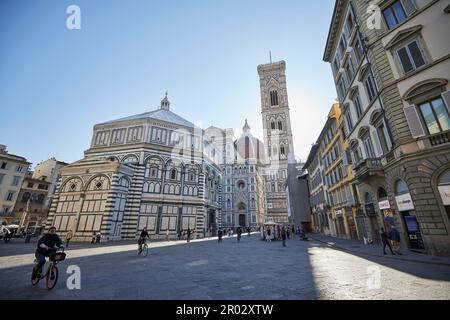 Cattedrale di Santa Maria del Fiore a Firenze, Firenze, Toscana, Italia, Europa. 2023 Foto Stock