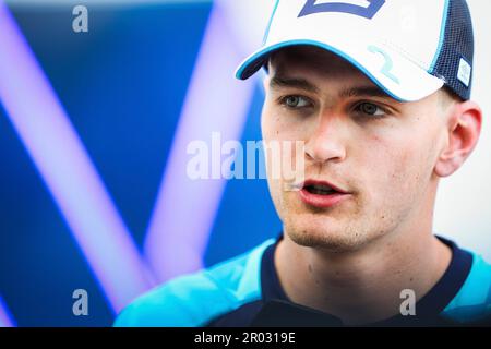 2 Logan Sargeant (USA, Williams Racing), Gran Premio di Miami F1 all'Autodromo Internazionale di Miami il 4 maggio 2023 a Miami, Stati Uniti d'America. (Foto alta DUE) Foto Stock