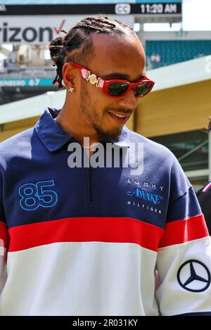 Miami, Stati Uniti. 06th maggio, 2023. Lewis Hamilton (GBR) Mercedes AMG F1. 06.05.2023. Campionato del mondo Formula 1, Rd 5, Miami Grand Prix, Miami, Florida, USA, giornata delle qualifiche. Il credito fotografico dovrebbe essere: XPB/Alamy Live News. Foto Stock