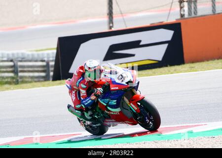 6th maggio 2023: Circuit de Barcelona, Catalunya, Barcellona, Spagna: FIM World Superbike Championship Barcellona 2023: Gara 1, Xavi Vierge, Team HRC alla guida della Honda CBR1000 RR-R. Foto Stock