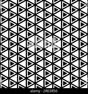 Modello senza giunture astratto con triangoli Illustrazione Vettoriale
