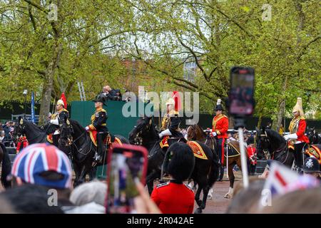 Londra, Regno Unito, 6th maggio 2023, l'incoronazione di Re Carlo III si svolge presso l'Abbazia di Westminster, Andrew Lalchan Photography/Alamy Live News Foto Stock