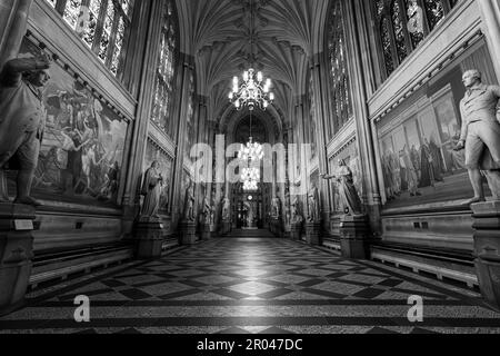 St Stephens Hall, Palazzo di Westminster. Foto Stock