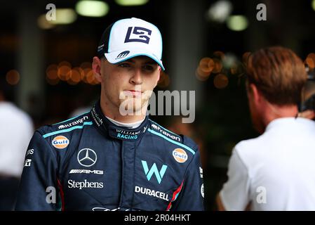 Miami, Stati Uniti. 06th maggio, 2023. Logan Sargeant (USA) Williams Racing. Campionato del mondo di Formula 1, Rd 5, Gran Premio di Miami, sabato 6th maggio 2023. Autodromo internazionale di Miami, Miami, Florida, USA. Credit: James Moy/Alamy Live News Foto Stock