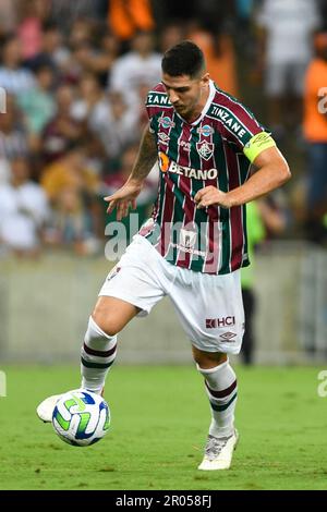 Rio de Janeiro, Brasile. 06th maggio, 2023. Nino durante Fluminense x Vasco si è tenuto presso lo Stadio Maracanã per il 4th° round del Campionato brasiliano 2023, questo sabato sera (6), a Rio de Janeiro, RJ. Credit: Celso Pupo/FotoArena/Alamy Live News Foto Stock