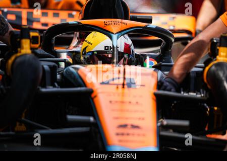 04 NORRIS Lando (gbr), McLaren F1 Team MCL60, azione durante il Gran Premio di Formula 1 Crypto.com Miami 2023, 5th° round del Campionato del mondo di Formula uno 2023 dal 05 al 07 maggio 2023 sull'autodromo Internazionale di Miami, a Miami Gardens, Florida, Stati Uniti d'America - Foto Antonin Vincent/DPPI Credit: DPPI Media/Alamy Live News Foto Stock