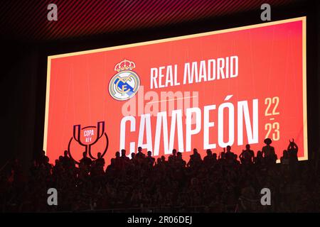 Sevilla, Spagna. 06th maggio, 2023. 6th maggio 2023; Estadio de la Cartuja Stadium, Siviglia, Spagna, Coppa del Rey spagnola finale di calcio, Real Madrid contro Osasuna; 900/Cordon Press Credit: CORDON PRESS/Alamy Live News Foto Stock