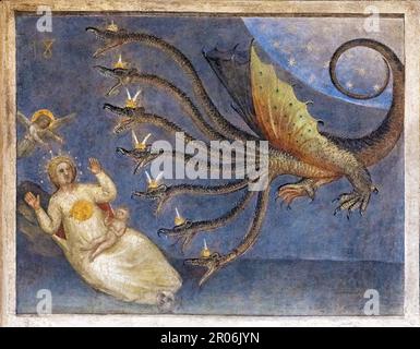 Mostro dell'antico Battistero di Padova Foto Stock