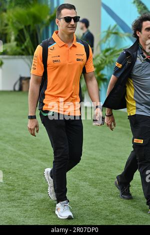 Miami, Stati Uniti. 06th maggio, 2023. MIAMI, Florida, Stati Uniti 06. Maggio 2023; Stoffel Vandoorne, Team McLaren F1, pilota di riserva, Gran Premio FIA di MIAMI Formula 1 nei Miami Gardens intorno al Dolphins American Football Stadium, F1 negli Stati Uniti, immagine a pagamento - Foto Credit: © Paolo PEDICELLI/ATP images (PEDICELLI Paolo/ATP/SPP) Credit: SPP Sport Press Photo. /Alamy Live News Foto Stock