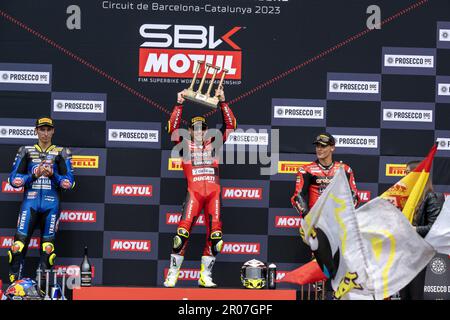 Barcellona, Spagna. 07th maggio, 2023. race2, World Superbike - SBK a Barcellona, Spagna, Maggio 07 2023 Credit: Independent Photo Agency/Alamy Live News Foto Stock