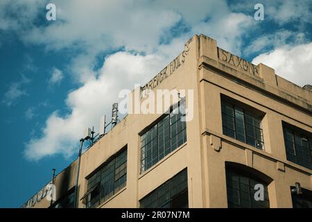 Vecchio edificio a Williamsburg, Brooklyn, New York Foto Stock