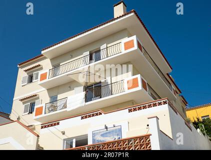 Appartamenti vacanze a Nazare in Portogallo Foto Stock