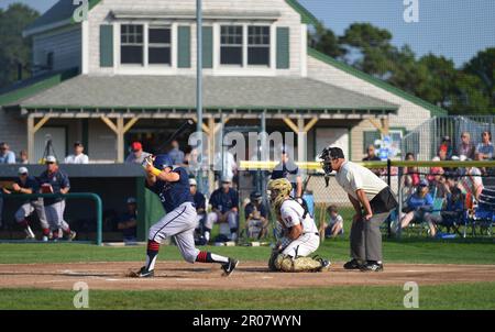 Il baseball, Red Sox, Yarmouth, Dennis, Cape Cod, Massachusetts, STATI UNITI D'AMERICA Foto Stock