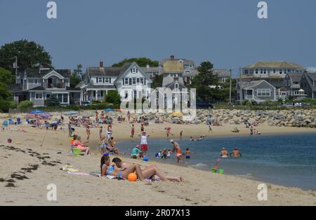 Lighthouse Beach, Chatham, Cape Cod, Massachusetts, Stati Uniti Foto Stock