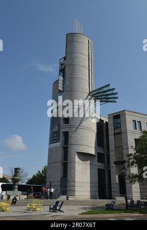 Museo di Archeologia e Storia, Place Royale, Montreal, Quebec, Canada Foto Stock