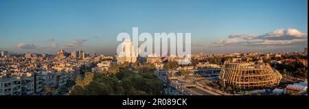 Damasco, Siria -Maggio, 2022: Skyline della città di Damasco, Siria Foto Stock