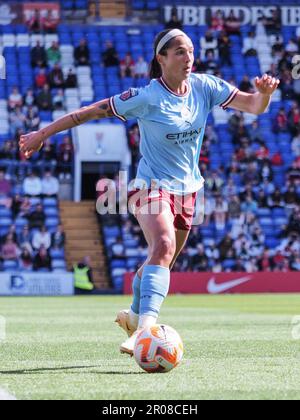 Liverpool, Regno Unito. 07th maggio, 2023. Liverpool, Inghilterra, 7th 2023 maggio: Deyna Castellanos (10 Manchester City) sulla palla durante la Barclays Womens Super League match tra Liverpool e Manchester City a Prenton Park a Liverpool, Inghilterra (Natalie Mincher/SPP) Credit: SPP Sport Press Photo. /Alamy Live News Foto Stock