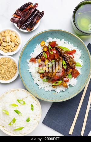 Kung Pao Chicken Foto Stock