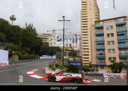 Monaco, Principato di Monaco. 06th maggio, 2023. Sacha Fenestraz, Nissan formule Team qualificare Monaco e-Prix durante ABB FIA FORMULA e 2023 MONACO e-PRIX gara 1-2, Formula e a Monaco, Principato di Monaco, Maggio 06 2023 Credit: Independent Photo Agency/Alamy Live News Foto Stock