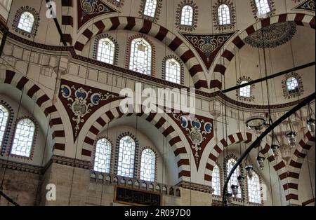 Moschea Shehzade (Istanbul) un capolavoro di architettura ottomana costruito nel 1548 per volere del sultano Suleiman il magnifico Foto Stock